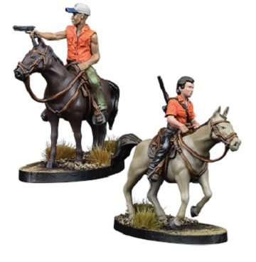 The Walking Dead: All Out War- Maggie and Glenn on Horseback 