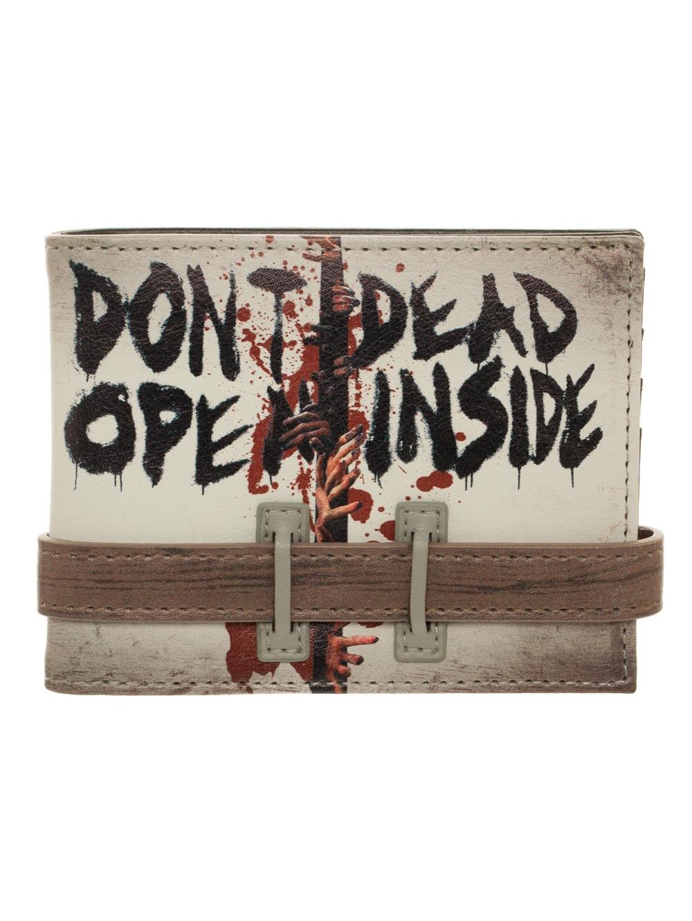 The Walking Dead: Dont Open Dead Inside (Level Up Bifold Wallet- White) (SALE) 