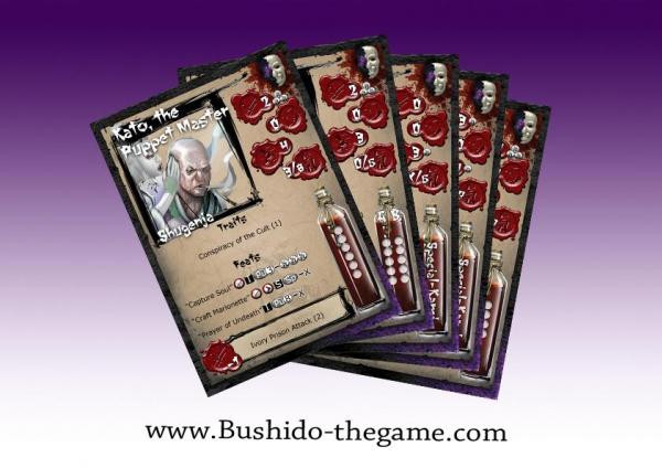 Bushido: The Cult of Yurei: Cards 