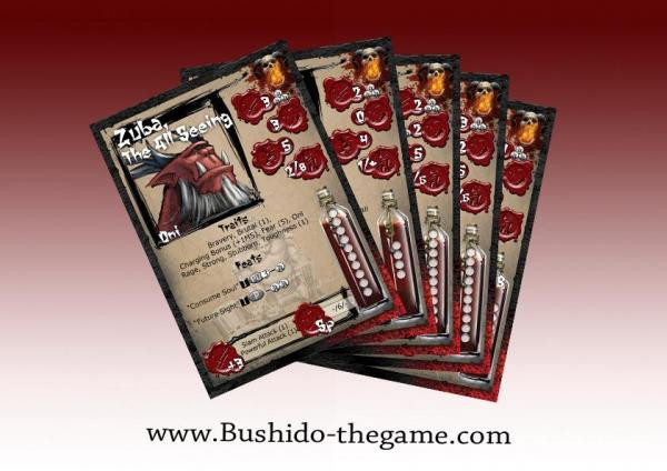 Bushido: The Savage Wave: Cards 