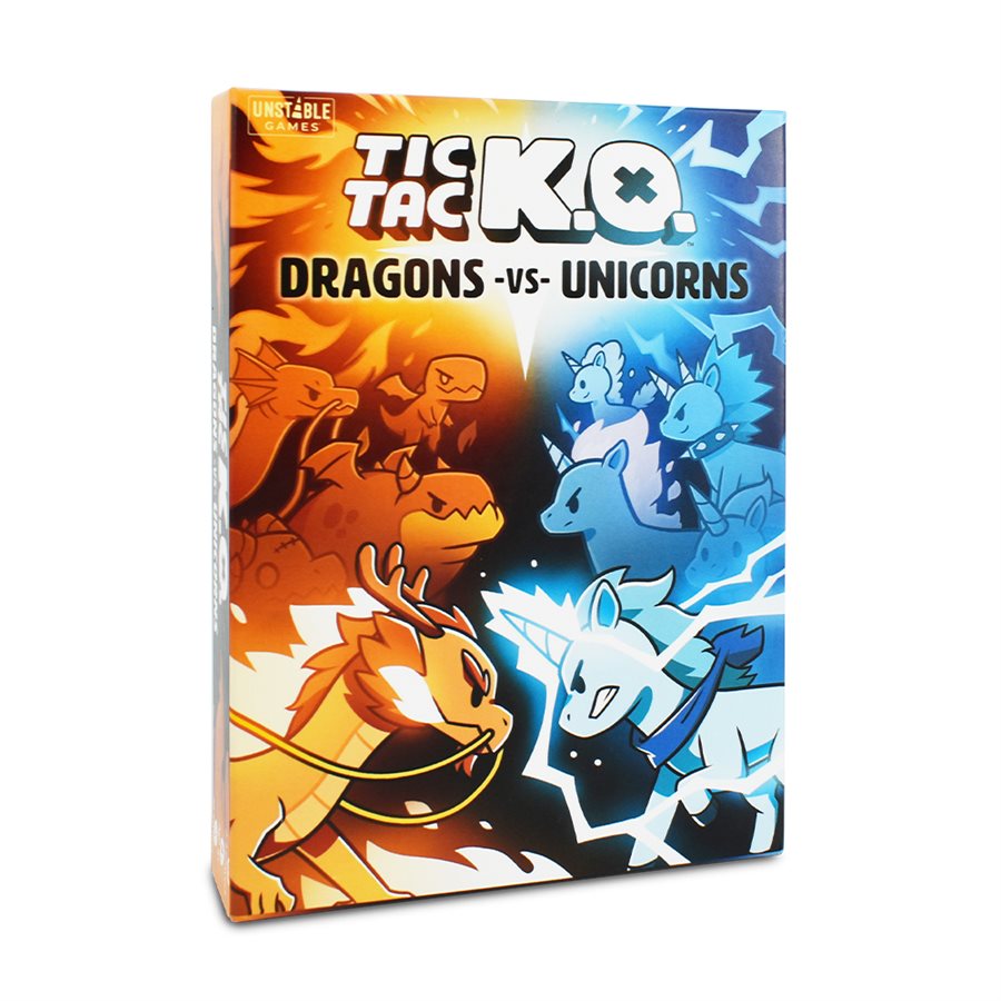 Tic Tac K.O: Dragons Vs Unicorns (DAMAGED) 