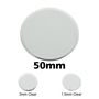 Transparent Bases: Round 50mm (1.5mm Thick): 100 Pack - GMB325HC-100