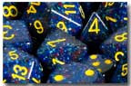 Chessex (25966): D6: 12mm: Speckled: Twilight 