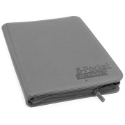 Ultimate Guard: 8 Pocket Quadrow Zipfolio XenoSkin: Grey 