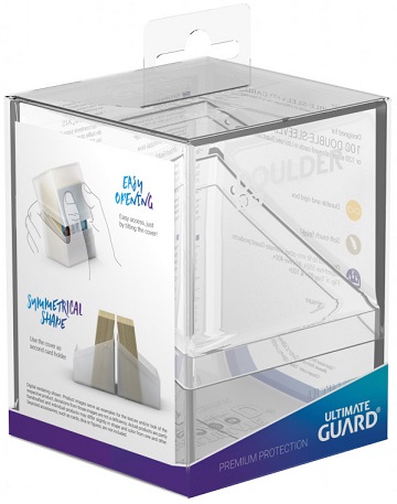 Ultimate Guard Boulder Deck Case 100 Standardgröße Transparent
