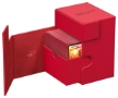 Ultimate Guard: Flip N Tray: 133+ Deck Case: Monocolor Red - UGD011387 [4056133025904]