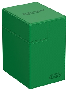 Ultimate Guard: Flip N' Tray 133+ Deck Case - Xenoskin Green