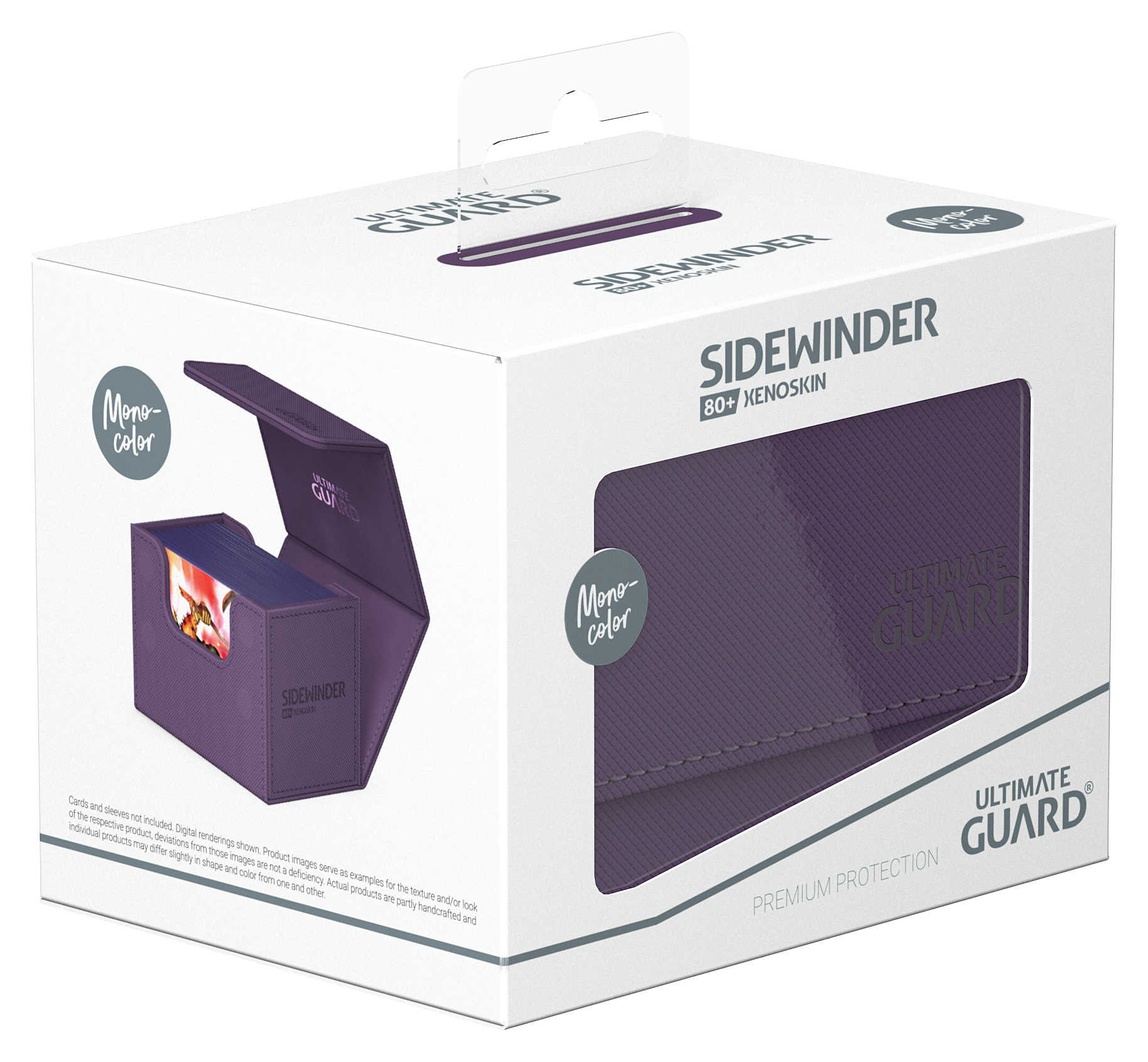 Ultimate Guard: Sidewinder 80+ Deck Case: Monocolour: Purple 