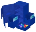 Ultimate Guard: Twin Flip N Tray 160+ Deck Case: Xenoskin Monocolor: Blue 