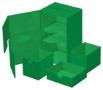 Ultimate Guard: Twin Flip N Tray 160+ Deck Case: Xenoskin Monocolor: Green - UGD011238 [4056133021944]