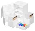 Ultimate Guard: Twin Flip N Tray 160+ Deck Case: Xenoskin Monocolor: White 
