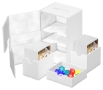 Ultimate Guard: Twin Flip N Tray 160+ Deck Case: Xenoskin Monocolor: White - UGD011235 [4056133021883]