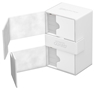 Ultimate Guard: Twin Flip N Tray 160+ Deck Case: Xenoskin Monocolor: White - UGD011235 [4056133021883]