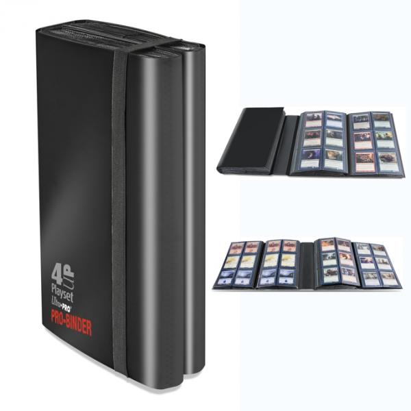ultra pro premiere playset pro-binder black album - 480 cards clear archival Ultra Pro 84575 4 Up