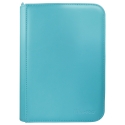 Ultra Pro: (4Pkt) Vivid Pro Binder: Zippered: Light Blue 