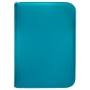 Ultra Pro: (4Pkt) Vivid Pro Binder: Zippered: Teal - UP15898 [074427158989]