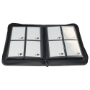 Ultra Pro: (4Pkt) Vivid Pro Binder: Zippered: Black - UP15899 [074427158996]