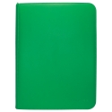 Ultra Pro: (9Pkt) Vivid Pro Binder: Zippered: Green 
