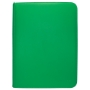 Ultra Pro: (9Pkt) Vivid Pro Binder: Zippered: Green - UP15901 [074427159016]