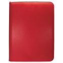 Ultra Pro: (9Pkt) Vivid Pro Binder: Zippered: Red 