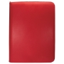 Ultra Pro: (9Pkt) Vivid Pro Binder: Zippered: Red - UP15903 [074427159030]