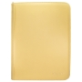 Ultra Pro: (9Pkt) Vivid Pro Binder: Zippered: Yellow - UP15905 [074427159054]