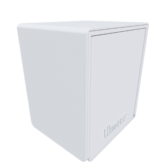 Ultra Pro Ultra Pro Alcove Flip Deck Box Vivid White UP16179 Ultra Pro Ultra Pro Alcove Flip Deck Box Vivid White UP16179