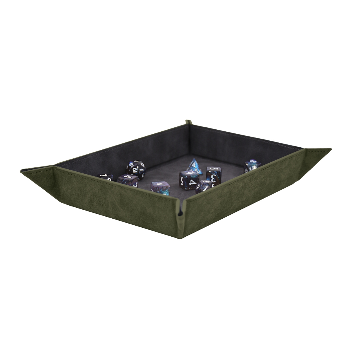 Ultra Pro: DICE FOLDABLE ROLLING TRAY EMERALD 