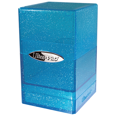 Ultra Pro: Deck Box Satin Tower: Glitter Blue 