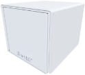 Ultra Pro: Deck Box: Vivid Deluxe Alcove Edge: White 