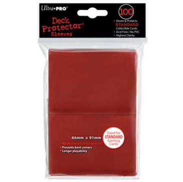 Ultra Pro: Deck Protector Sleeves (100): Red 