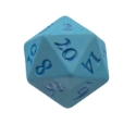 Ultra Pro Heavy Metal D20 Dice Set: VIVID LIGHT BLUE 