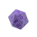 Ultra Pro Heavy Metal D20 Dice Set: VIVID PURPLE 