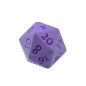Ultra Pro Heavy Metal D20 Dice Set: VIVID PURPLE