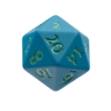 Ultra Pro Heavy Metal D20 Dice Set: VIVID TEAL 