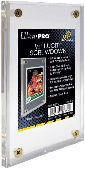 Ultra Pro: Screwdown 3X5 : Lucite UV 1/2 Inch  