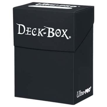 Ultra Pro: Solid Colour Deck Box: Black 