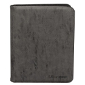 Ultra Pro: Zippered Pro-Binder Suede- Jet 