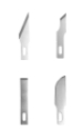 Vallejo Hobby Tools: ASSORTED BLADES FOR KNIFE #1 5CT 