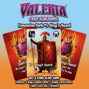 Valeria Card Kingdoms: Expansion Pack #1- Kings Guard 