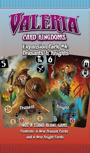 Valeria Card Kingdoms: Expansion Pack #4- Peasants & Knights 