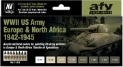 Vallejo 71625: AFV COLOR WWII US ARMY EUROPE/NORTH AFRICA 