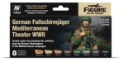 Vallejo Figure Color Series: Paint Set: German Fallschirmjager Mediterranean Theater WWII 