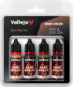 Vallejo Game Color: Dark Skin Color Set 