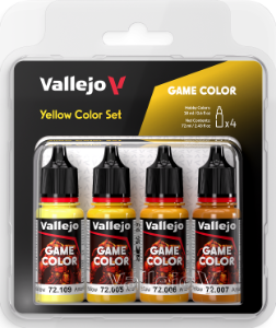 Vallejo: Game Color: Yellow Color Set 