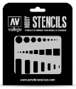 Vallejo Hobby Stencils: ACCESS TRAP DOORS 