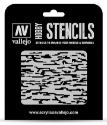 Vallejo Hobby Stencils: PIXELATED MODERN CAMO 