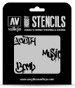 Vallejo Hobby Stencils: STREET ART #1 