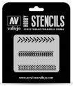 Vallejo Hobby Stencils: TYRE MARKINGS 