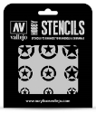 Vallejo Hobby Stencils: USAAC MARKINGS 